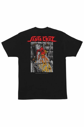 Santa Cruz Pace Dungeon Short Sleeve Tee EcoFriendlyMaterial Odor Control Finish