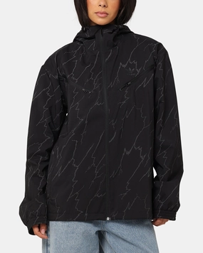 Lightweight Packable Build water - resistant Adidas Lightening Windbreaker Jacket Black