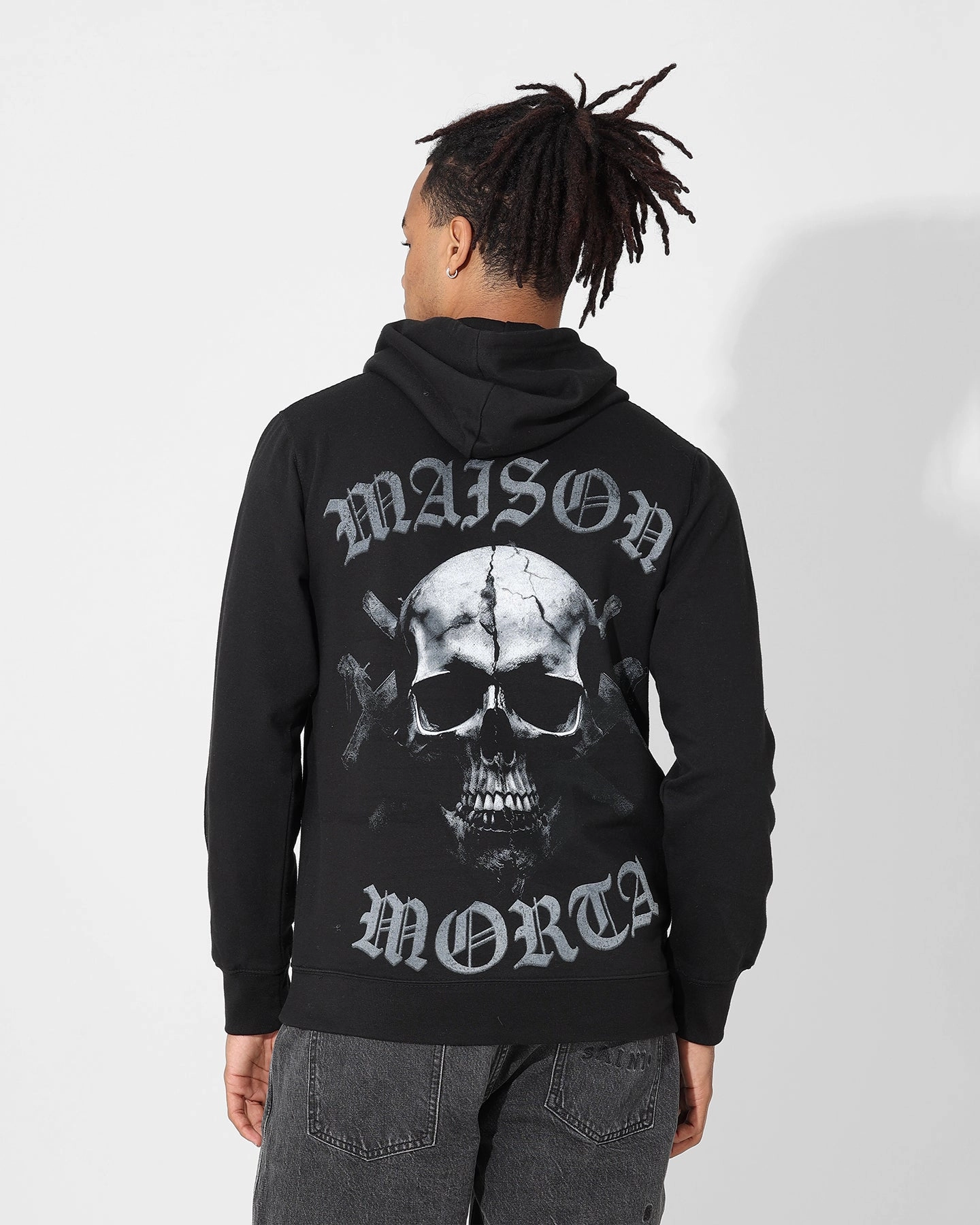 Internal Security Pocket Recharge Saint Morta Maison Morta Hoodie Black