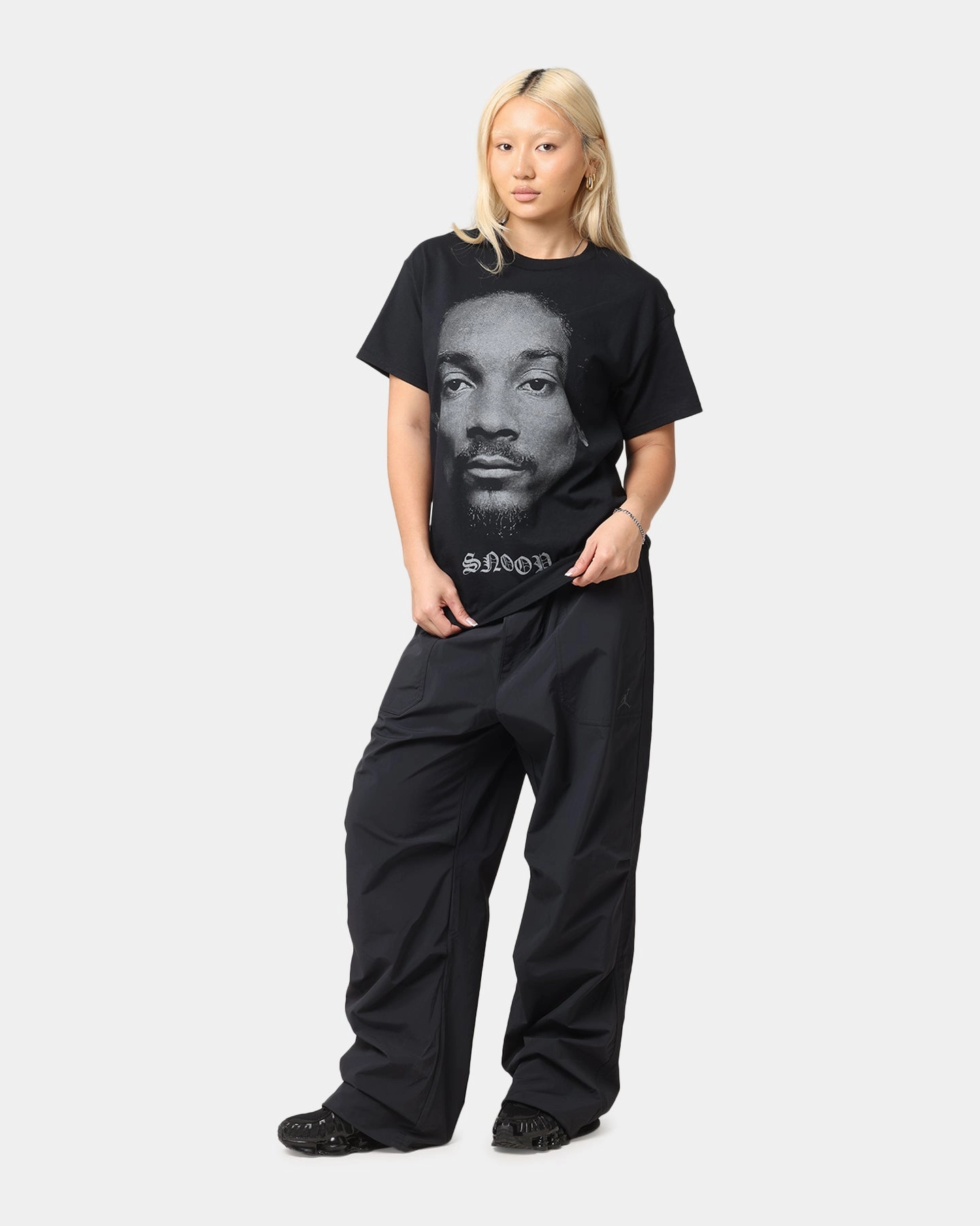 Snoop Dogg Big Face T-Shirt Black Classic Chic