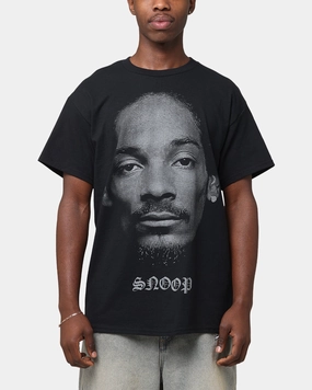 Snoop Dogg Big Face T-Shirt Black Comfort Apparel Stylish Wear