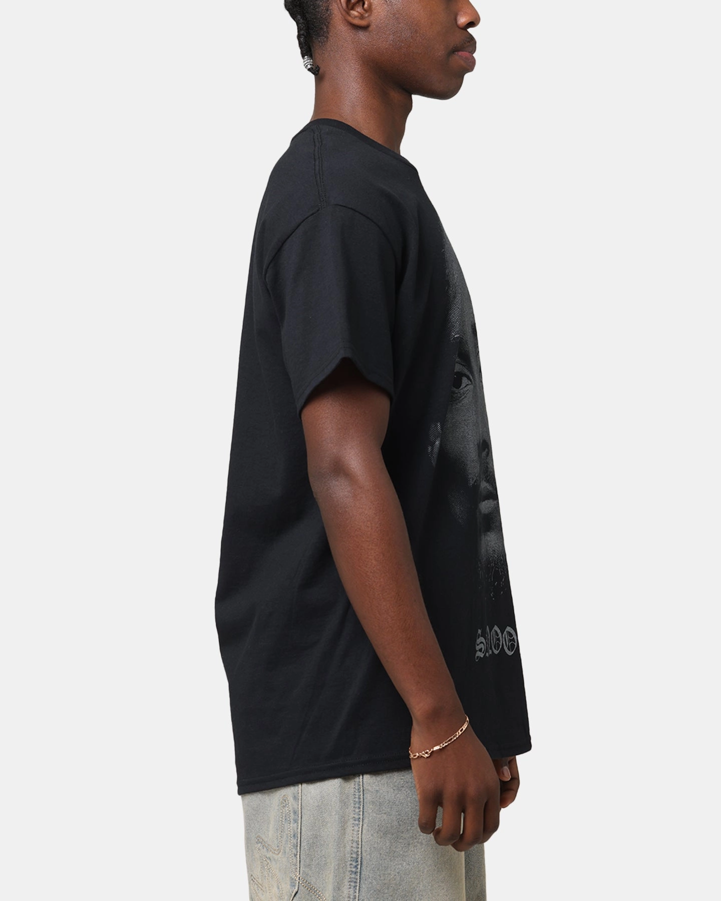 RecycledBlend Affordable Fashion Snoop Dogg Big Face T-Shirt Black