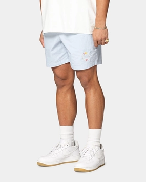 fresh start Lace trim Carr?? Club Carr?? Shorts Dirty Blue
