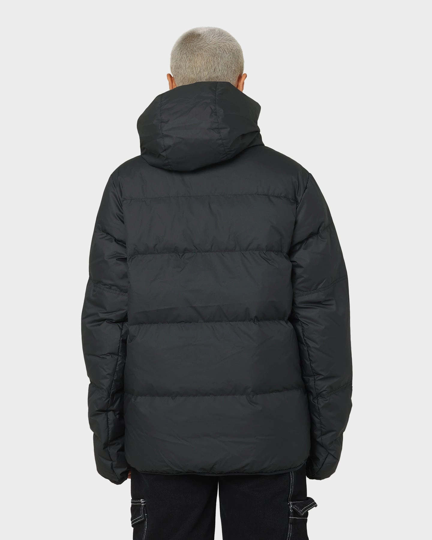 Magnetic Closures Nike Hooded Puffer Jacket Black