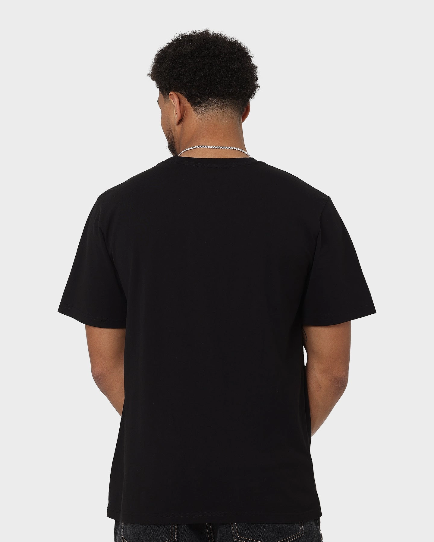 Playboy Monotone Original Fit T-Shirt Black men's clothing Taped Neckline