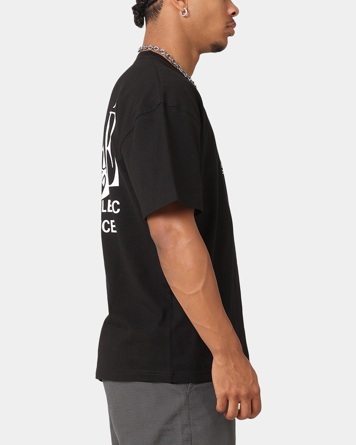 Carre Top Team T-Shirt Black OversizedSilhouette Short Sleeve