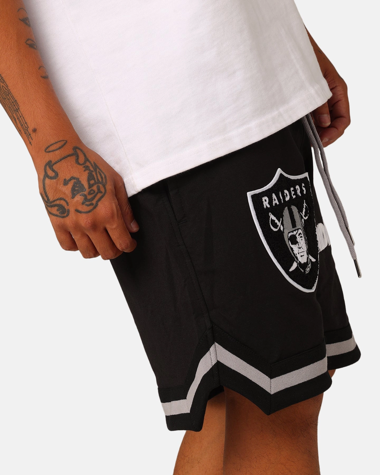 Flexible Stitching On The Go New Era Las Vegas Raiders Shorts Black