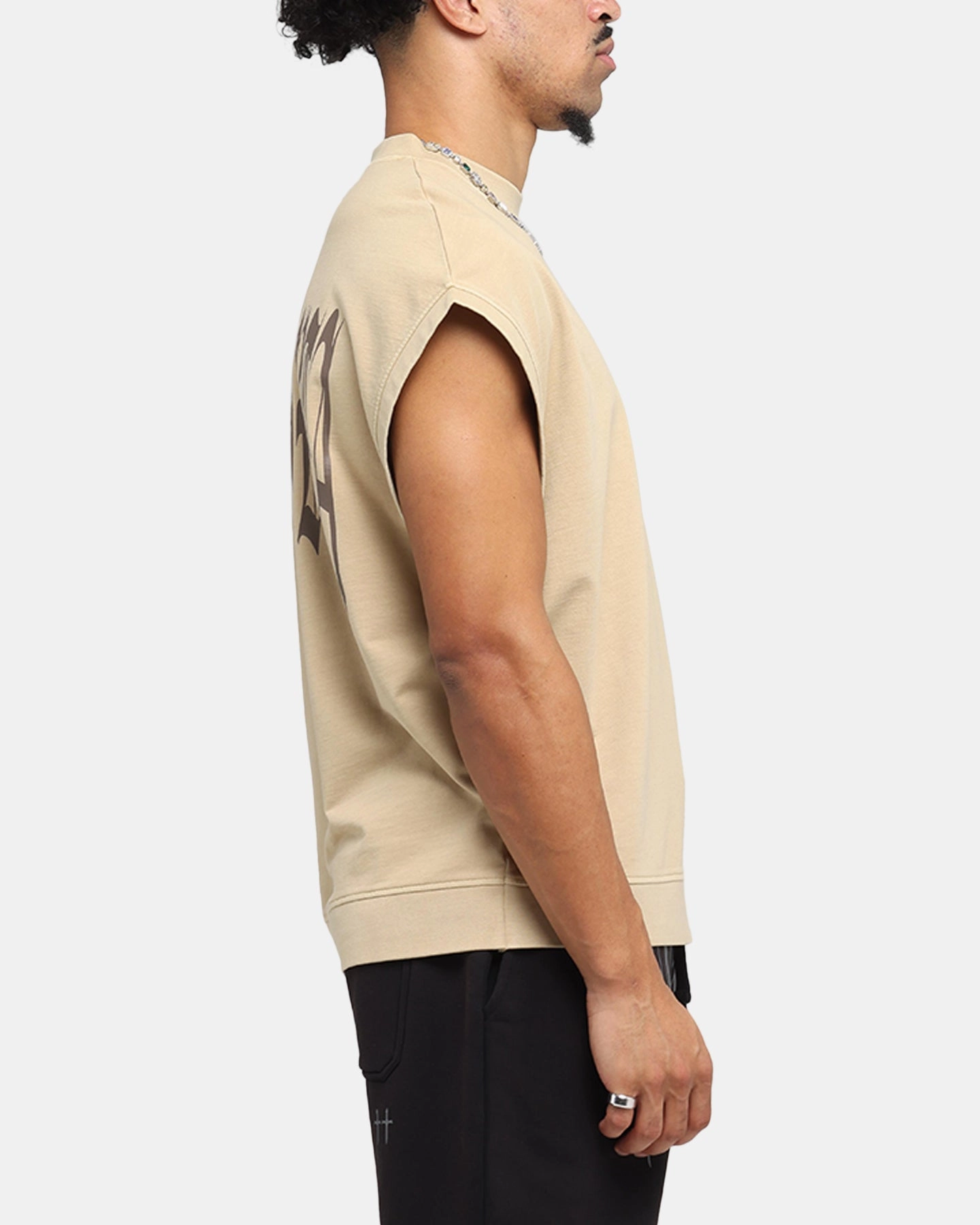 AntiStatic Properties Light Design Saint Morta Vill Park Cut Off Sweater Pigment Stone