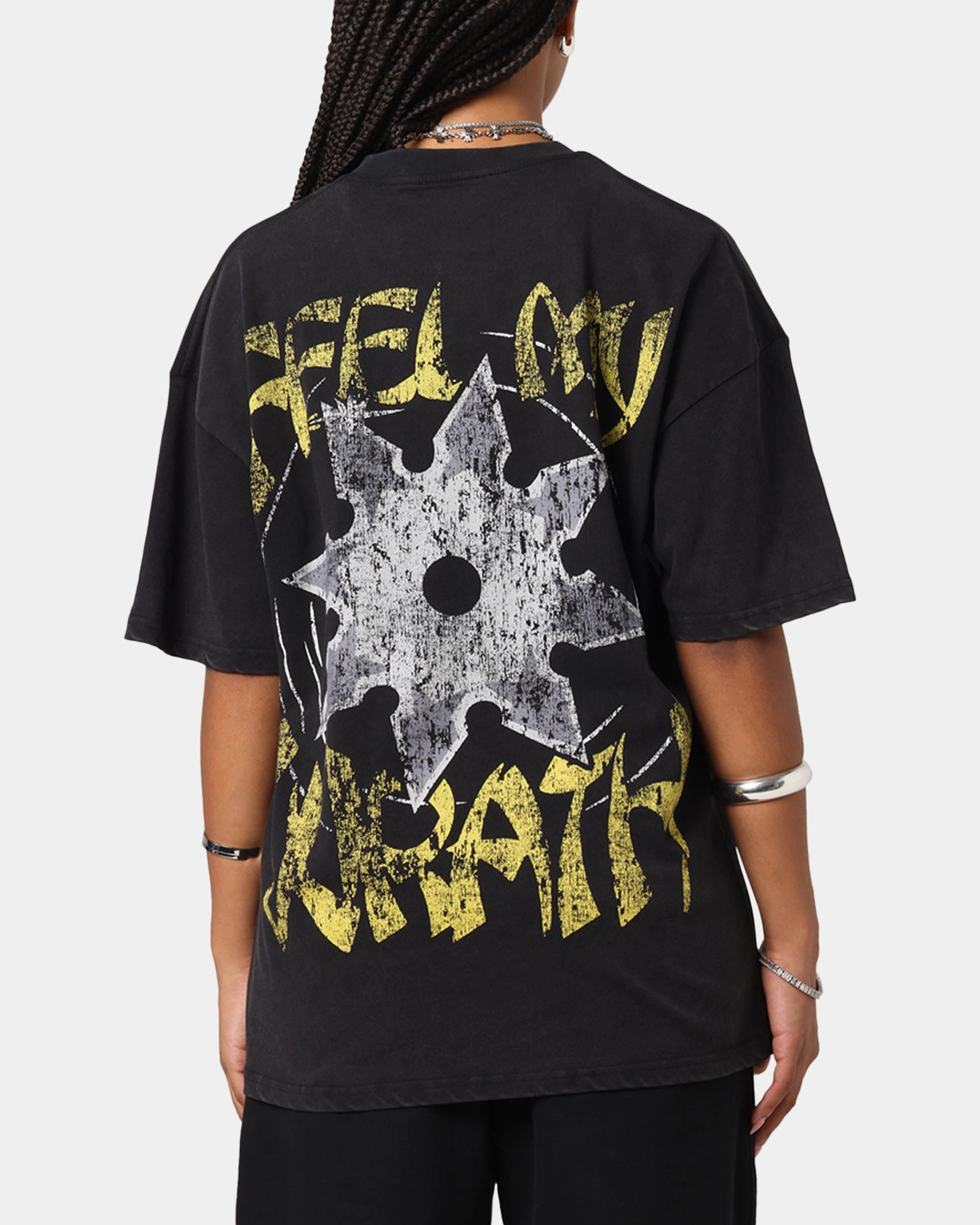 73 Studio X South Park Lets Fighting Love Vintage T-Shirt Black Acidwash City Fashion Look
