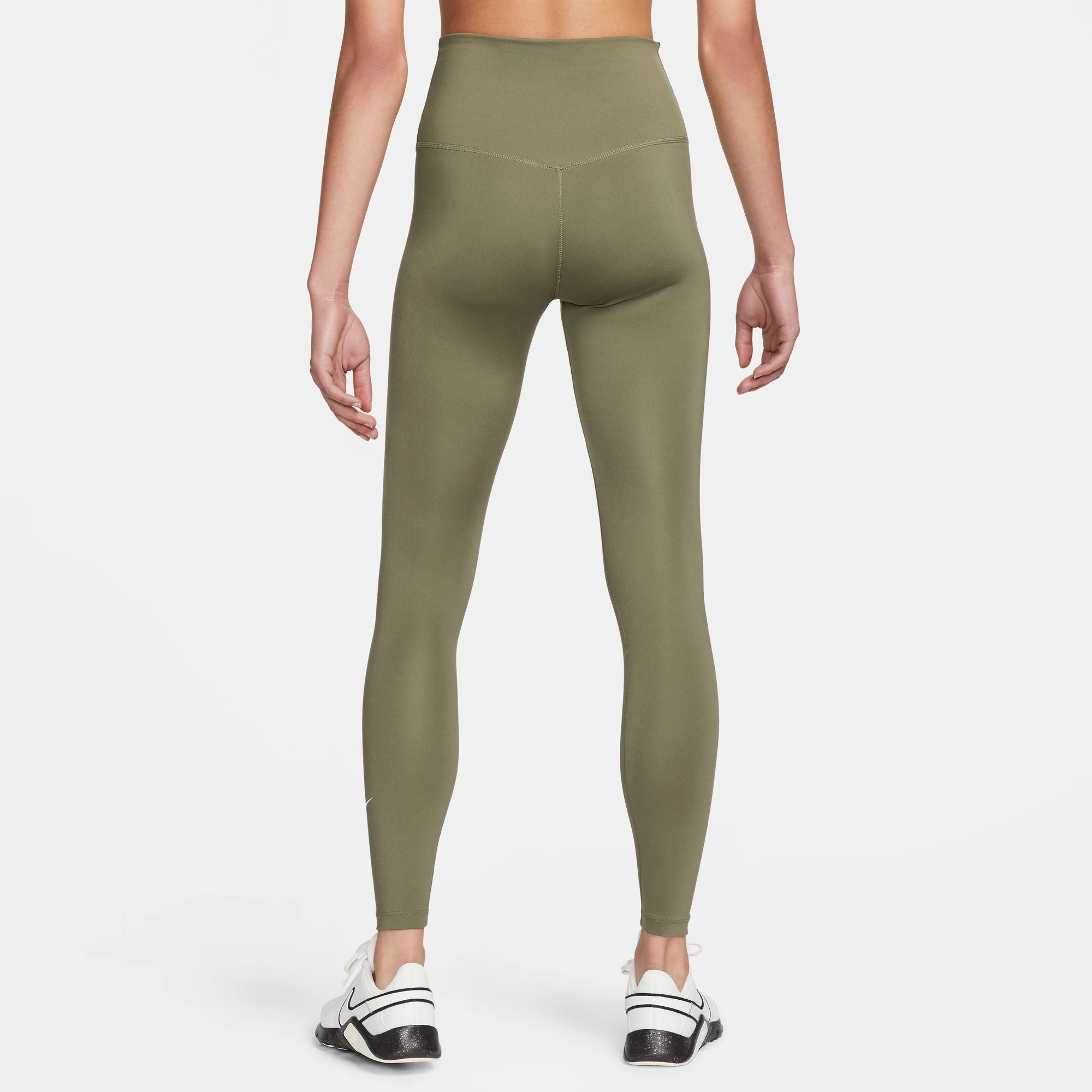 UV Protection Lounge-friendly Womens Nike One Legging 'Medium Olive'