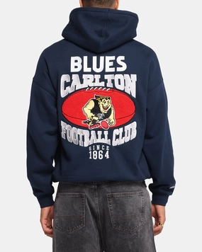 Mitchell & Ness Carlton Blues Team Hoodie Navy Dynamic Armholes