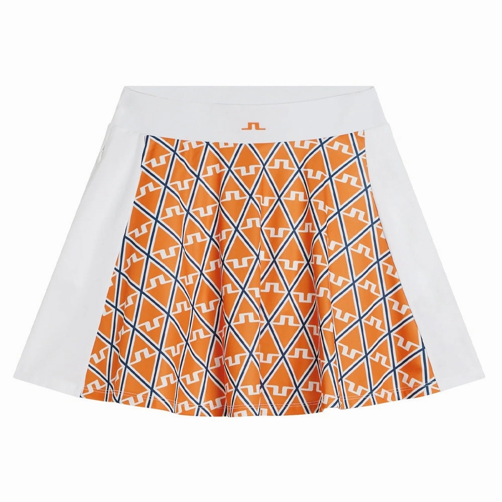 J.Lindeberg Jenny Print Golf Skirt Exuberance Diamond - FW23 Women Eco Friendly investment piece