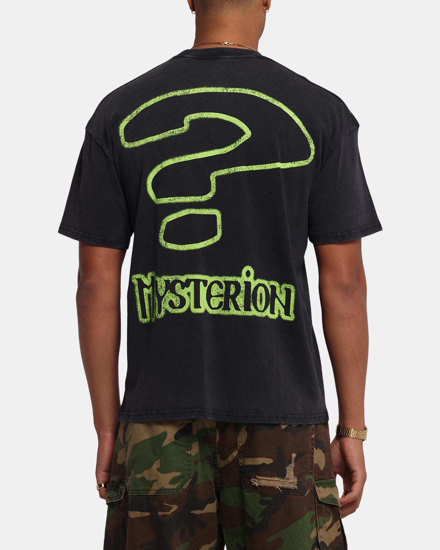 73 Studio X South Park Mysterion Vintage T-Shirt Black Acidwash Sleek And Stylish