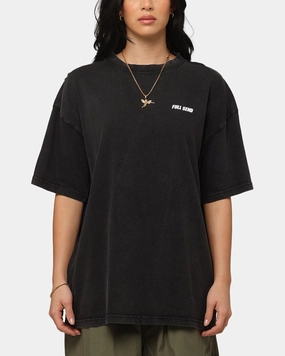 Full Send Full Send Vintage Logo T-Shirt Black Acidwash Classic Look City Fashion Look