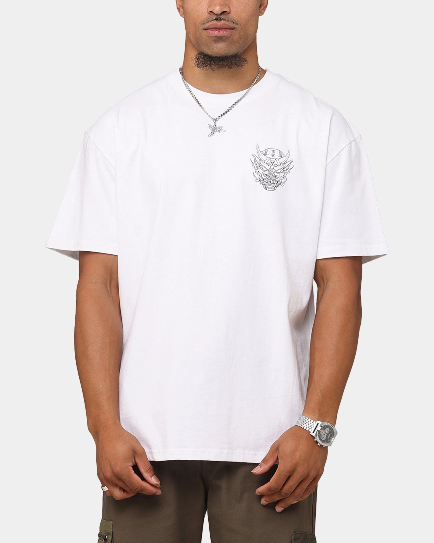 Trendy Apparel The Anti Order Akuma Boxy T-Shirt White
