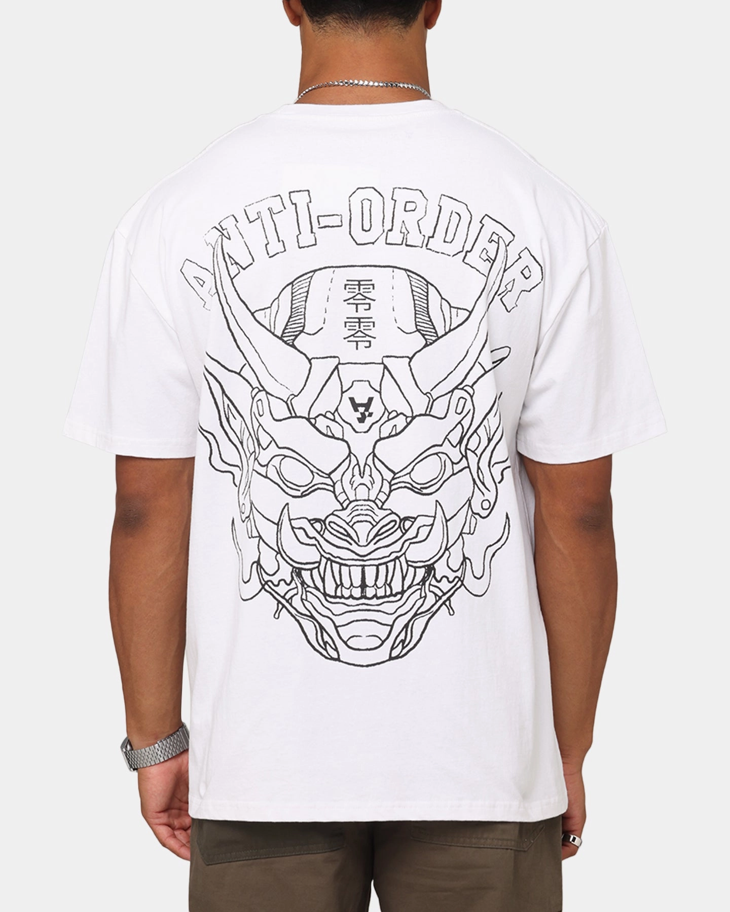 Cozy Wardrobe The Anti Order Akuma Boxy T-Shirt White