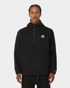 Supreme X Nike ACG Denim Pullover Jacket Black Earrings