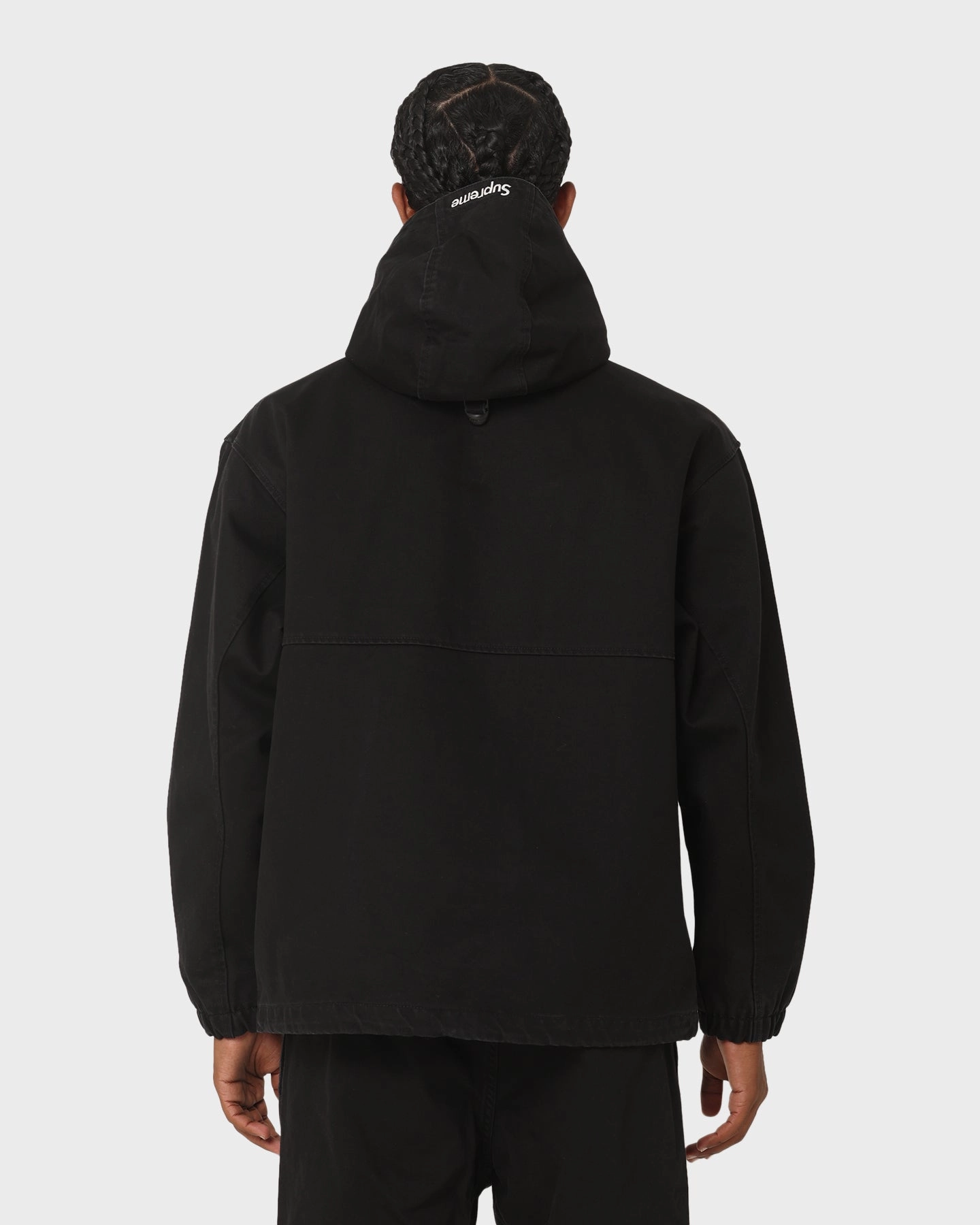 Supreme X Nike ACG Denim Pullover Jacket Black YKK Zipper Hardware Sleeveless