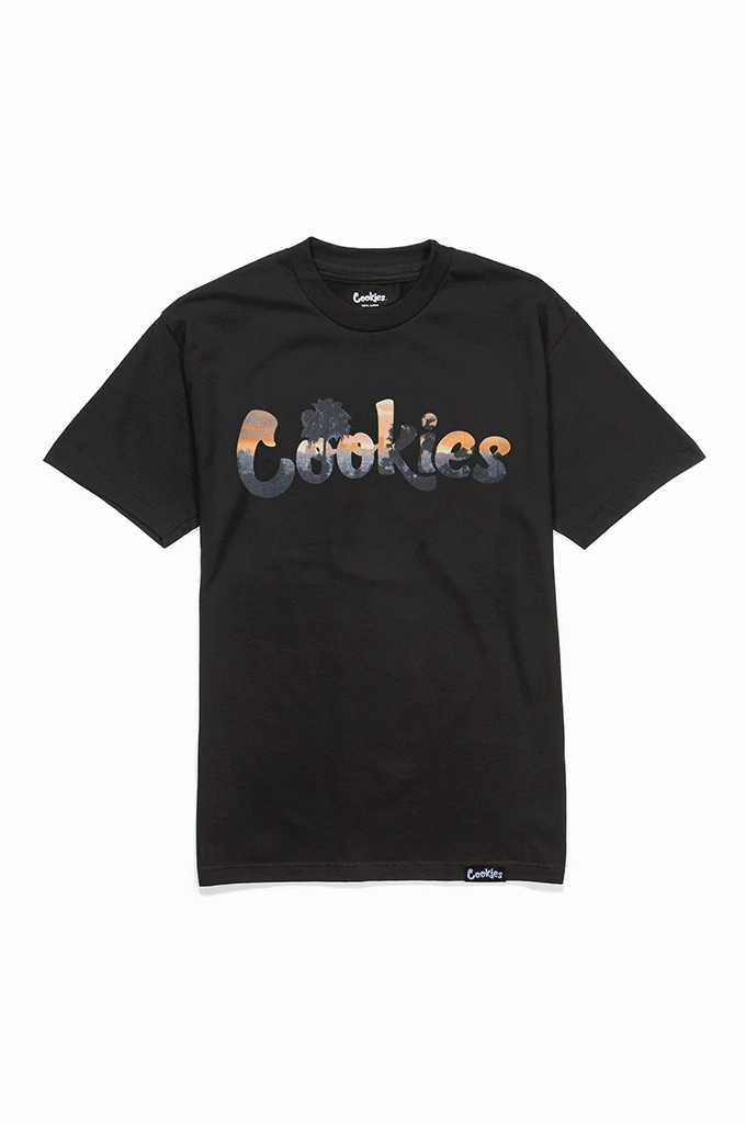 Cookies Original Mint Palm Tee Stylish Layering AntiPilling Treatment