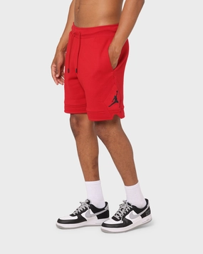 Jordan Essential Fleece Diamond Shorts Gym Red/Black Cooling Mesh Lining Moisture Wicking Material