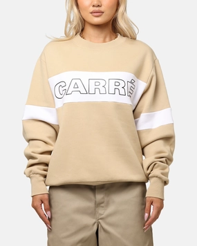 Carre Bars Crewneck Stone/White AntiPilling Finish