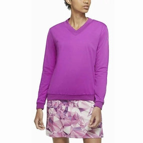 Nike Shield Fairway Windshirt Golf Sweater Vivid Purple - FW20 Women Insulated Design Layer Piece