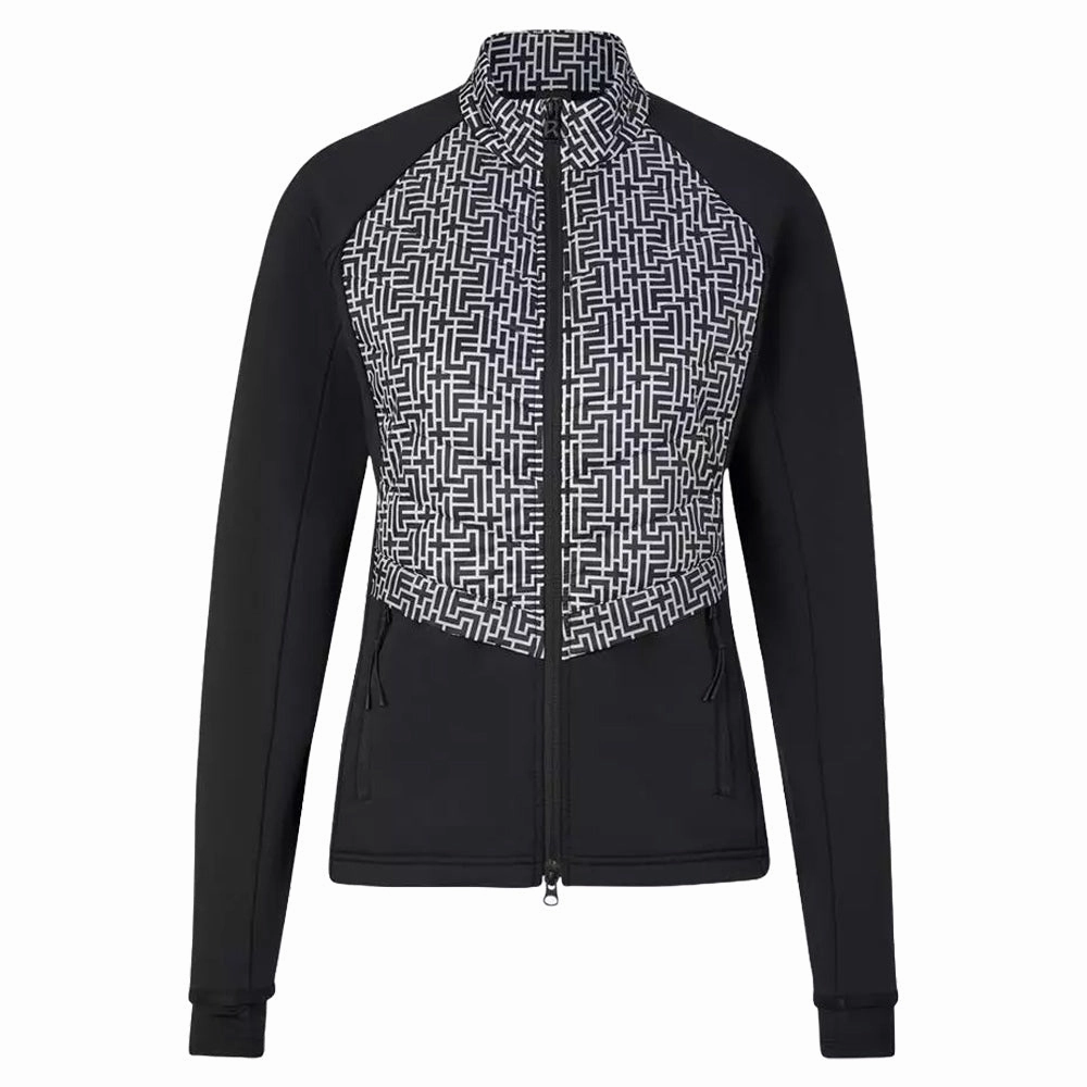 Bogner Katha Mid Layer Golf Jacket Black - FW23 Women Lightweight Polyester Blend