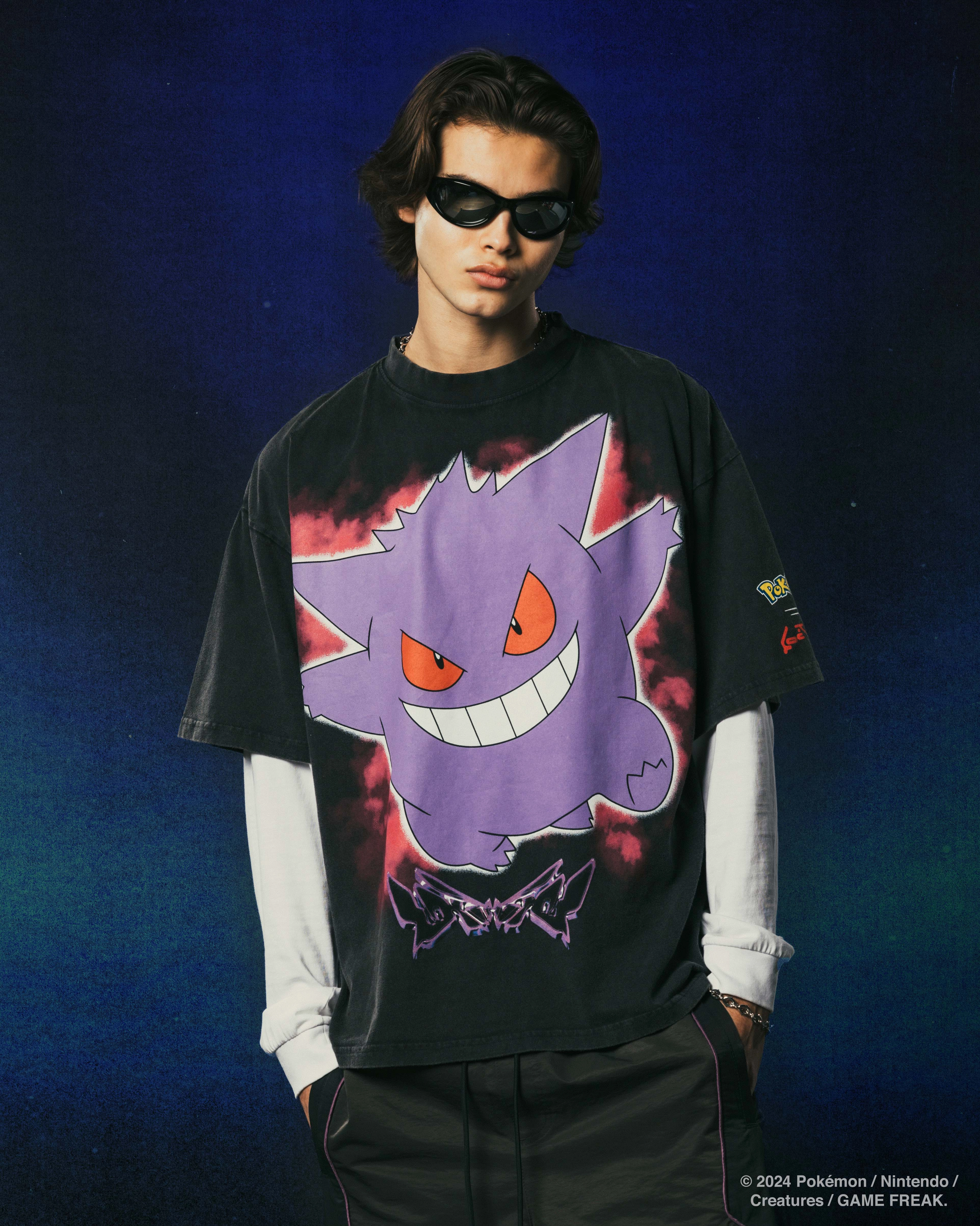 Pok??mon By Loiter Gengar Premium T-Shirt Black Comfy Design Popular