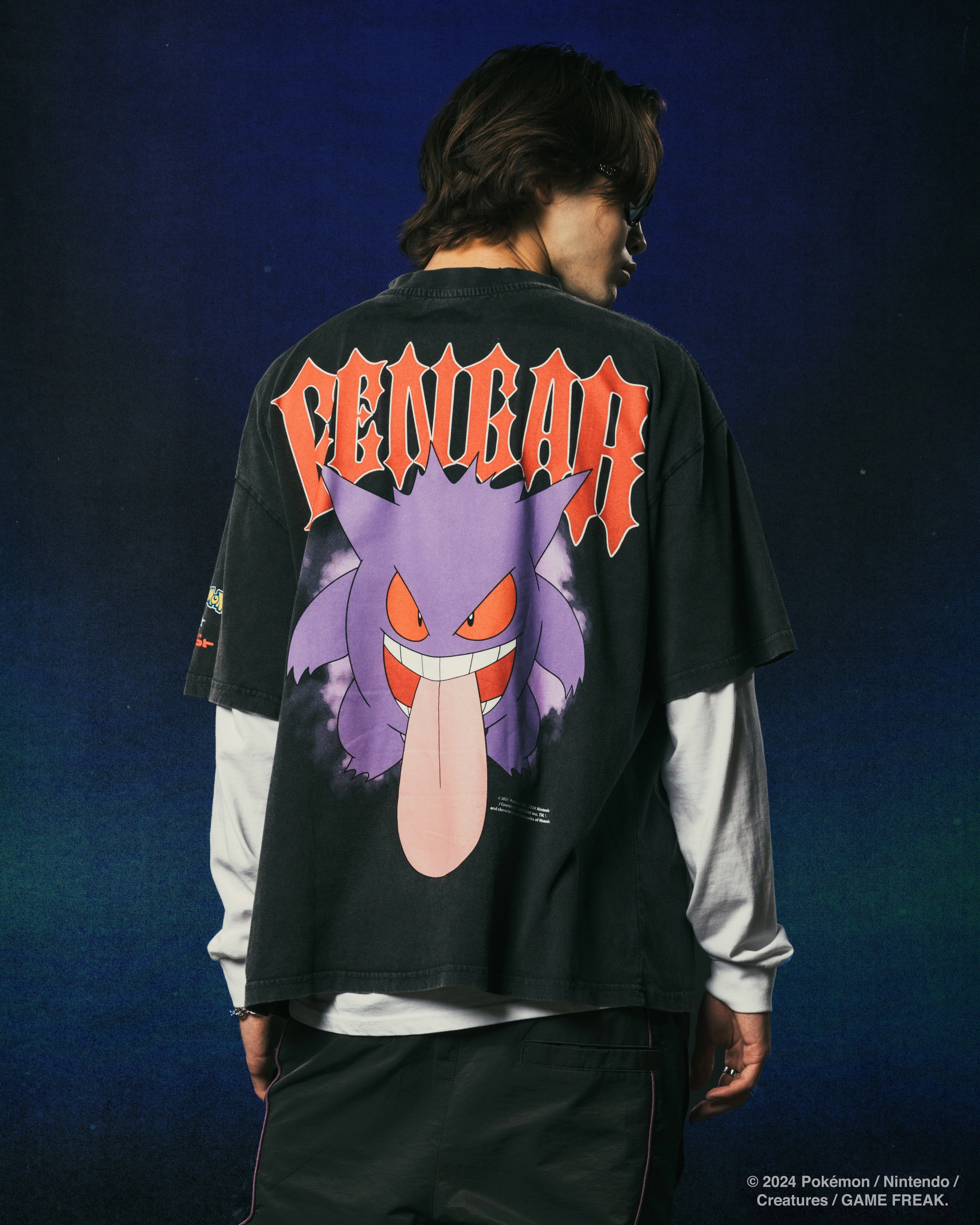 Breathable knit Pok??mon By Loiter Gengar Premium T-Shirt Black