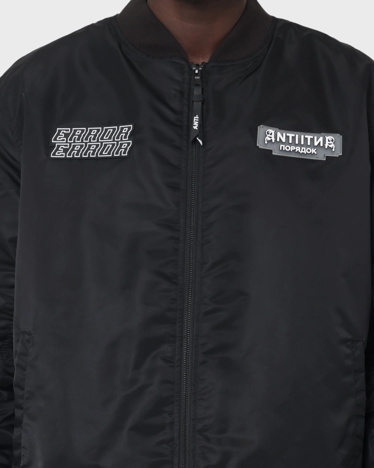 Lightweight Layer The Anti Order Oblivion Bomber Jacket Black