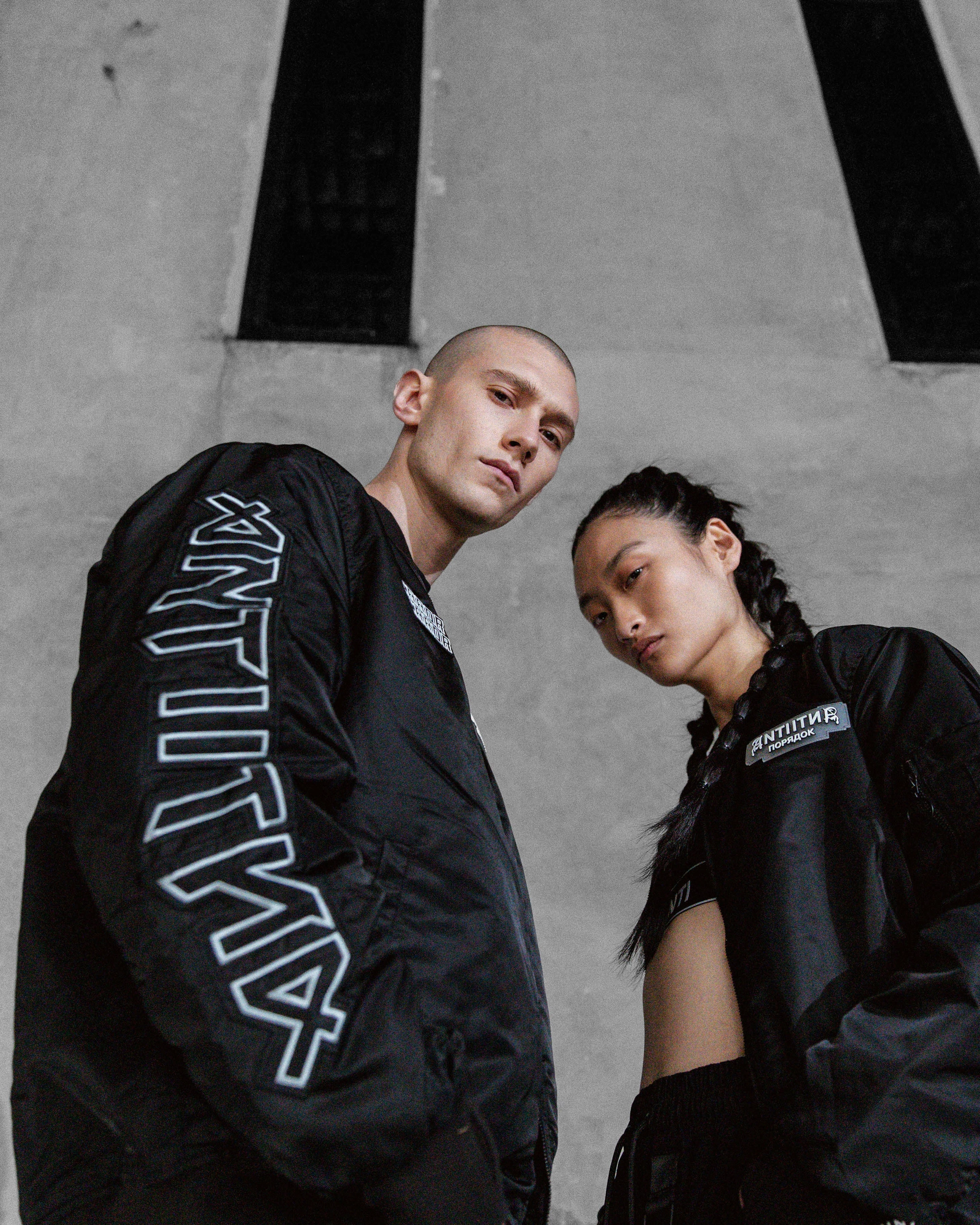 Sporty Fit Performance Wear The Anti Order Oblivion Bomber Jacket Black