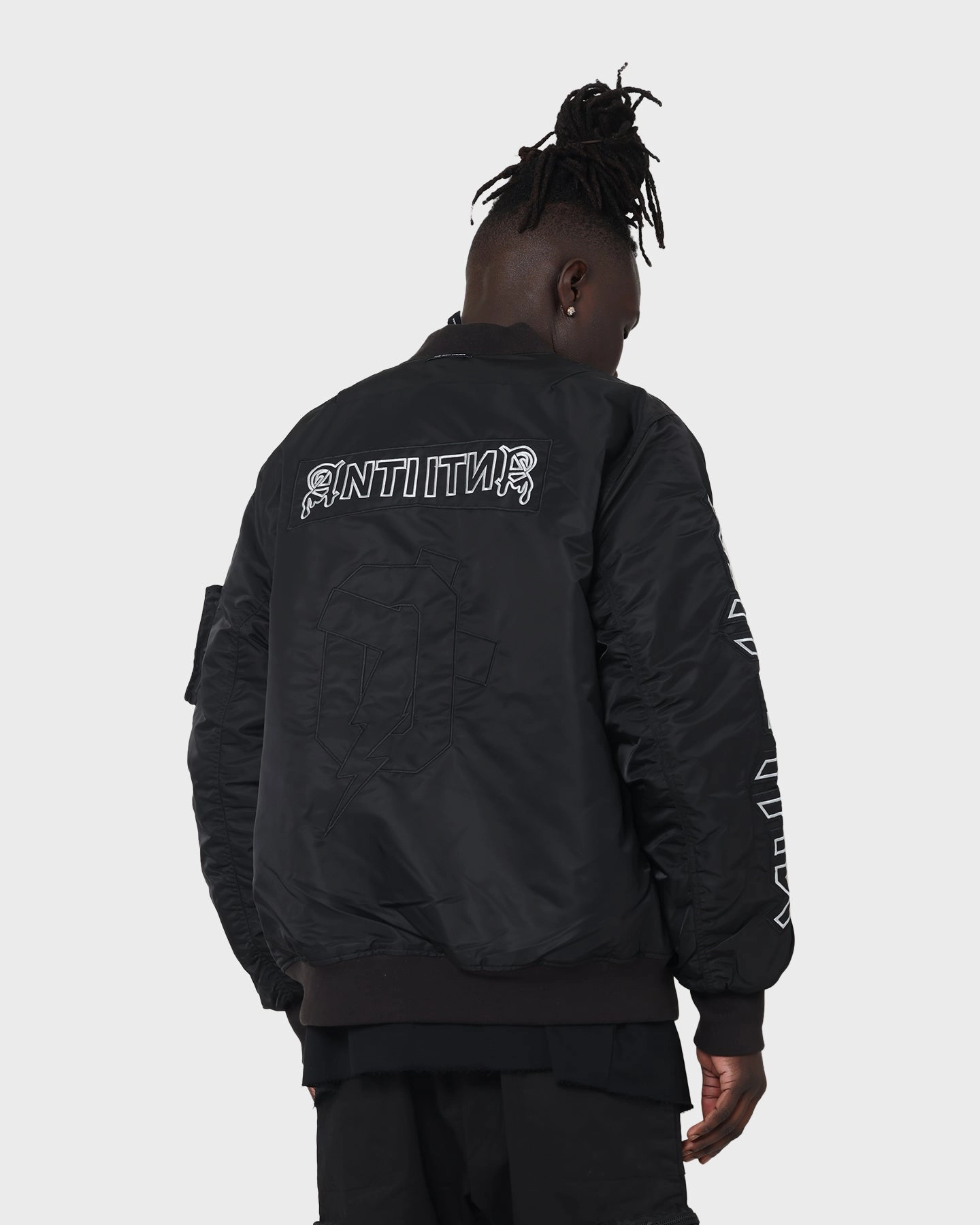 Comfort Focused Design The Anti Order Oblivion Bomber Jacket Black