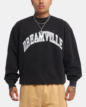 Dreamville Stars Crewneck Black Flexible Shoulder Gussets
