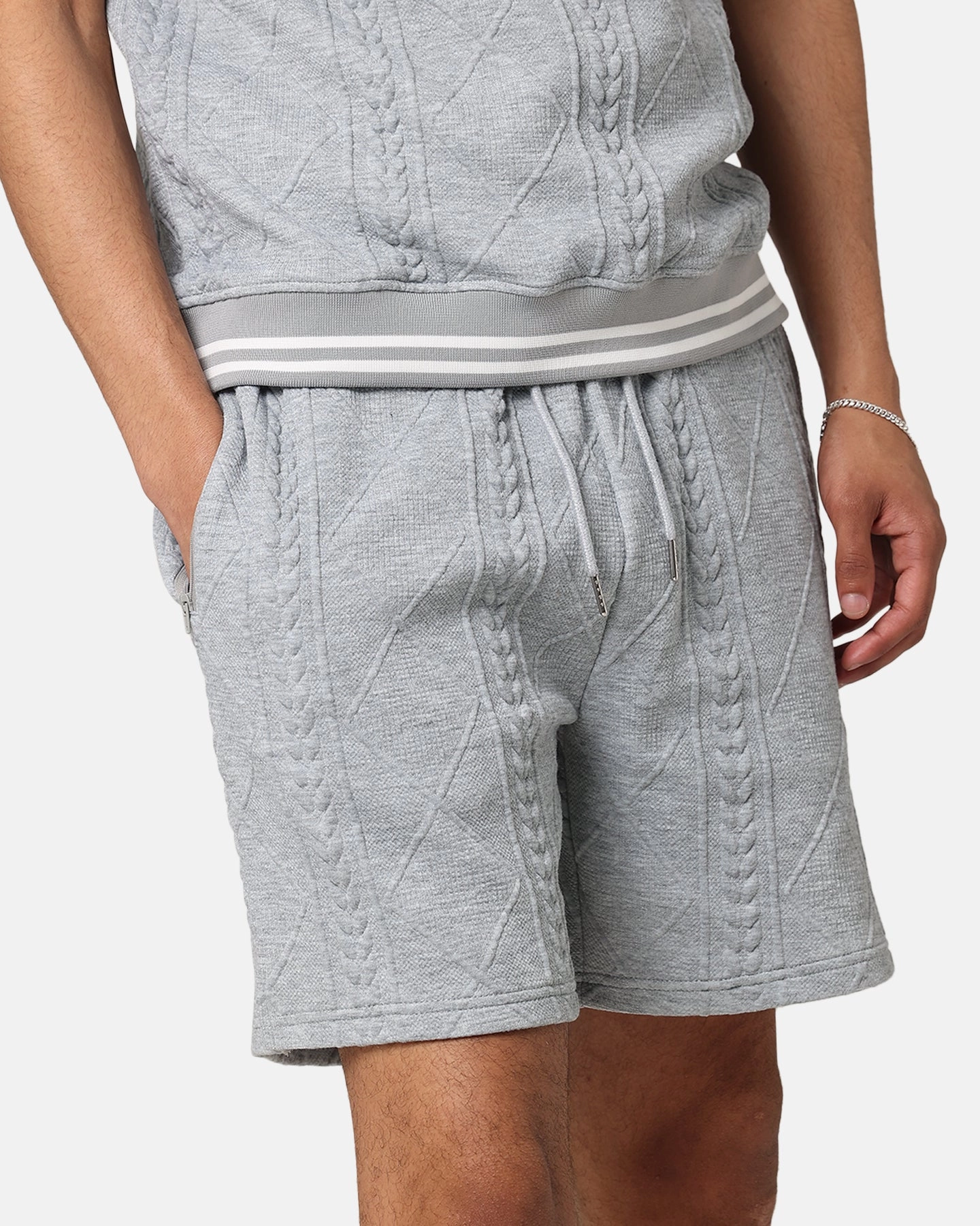 XXIII Danny Knit Shorts Grey Clean Stretch present for him