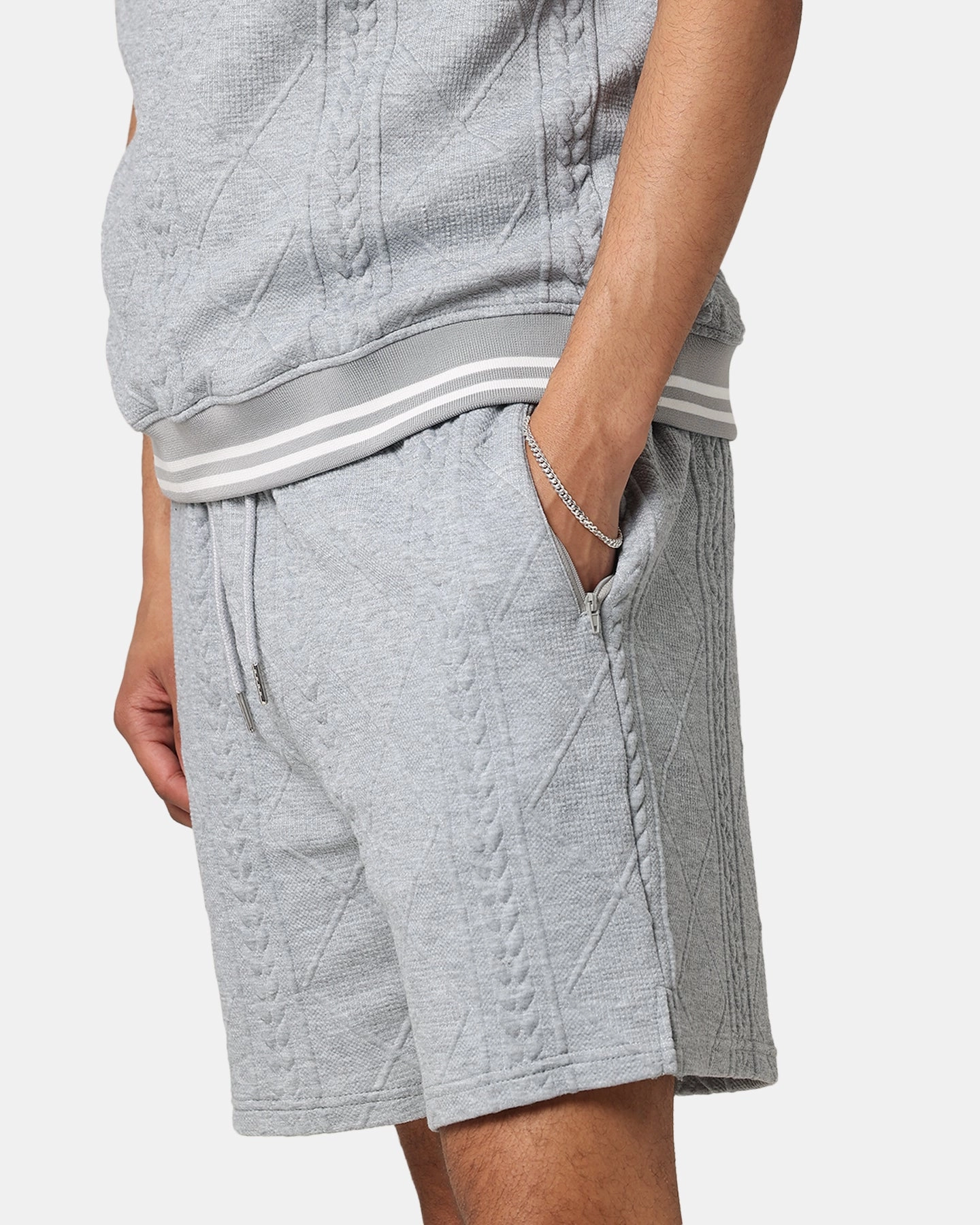XXIII Danny Knit Shorts Grey hat Dynamic Flex Zones