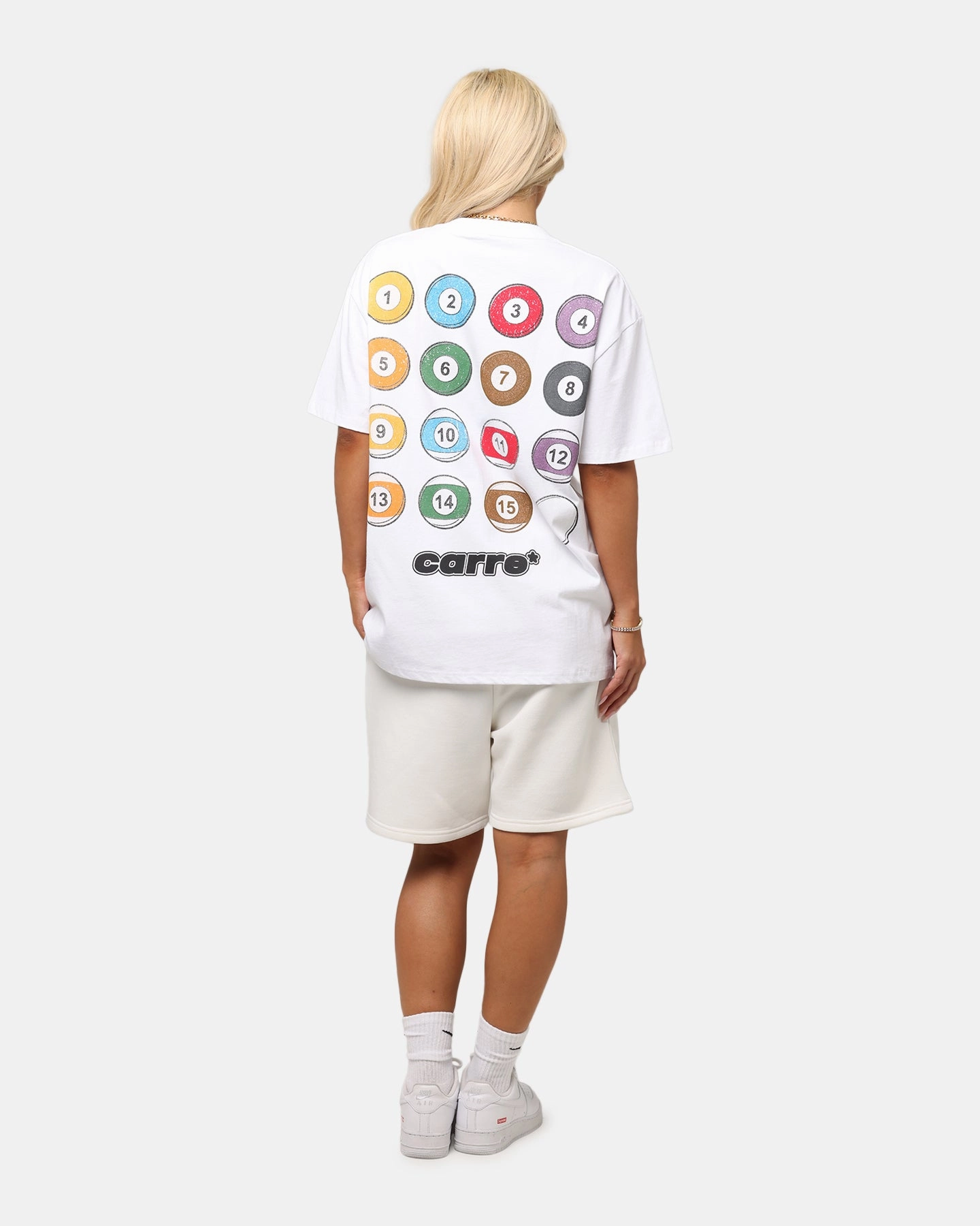 Cool Design Carre Break T-Shirt White