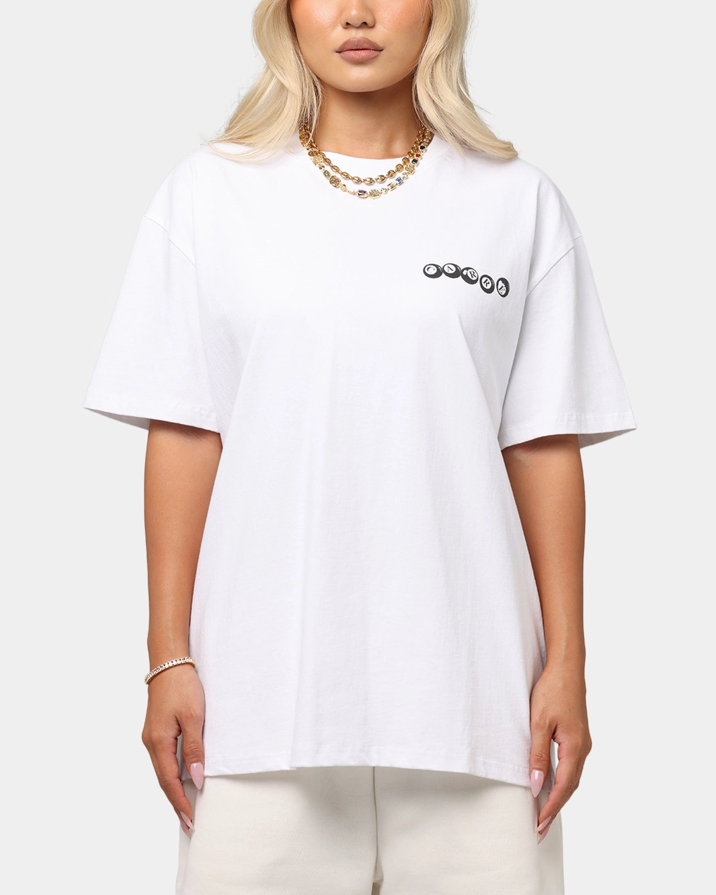 Carre Break T-Shirt White Moisture Management Technology