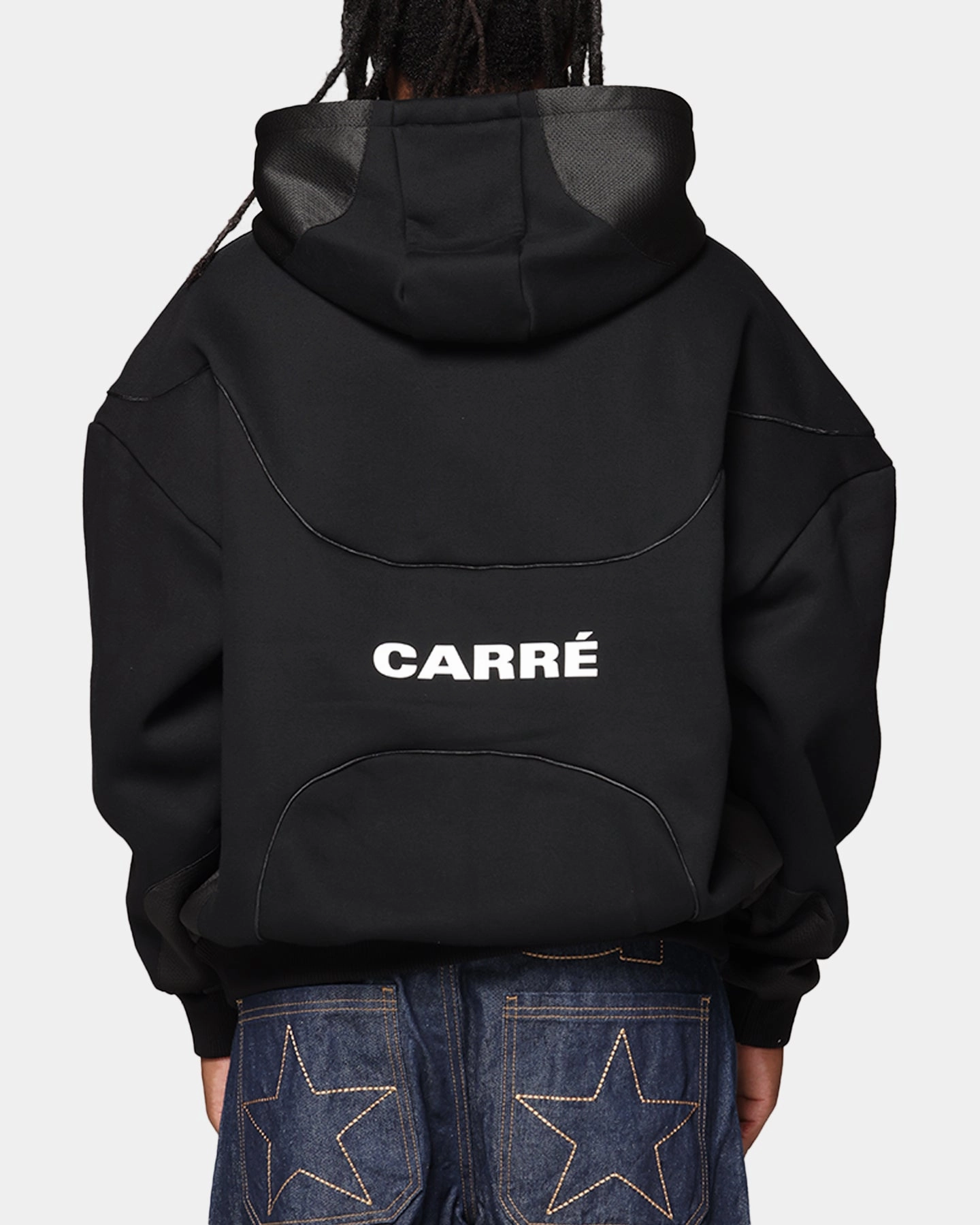 Carre Pipeline Hoodie Black Aftershave suitable for autumn festivals