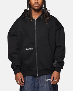 Quick Access Pockets Carre Pipeline Hoodie Black
