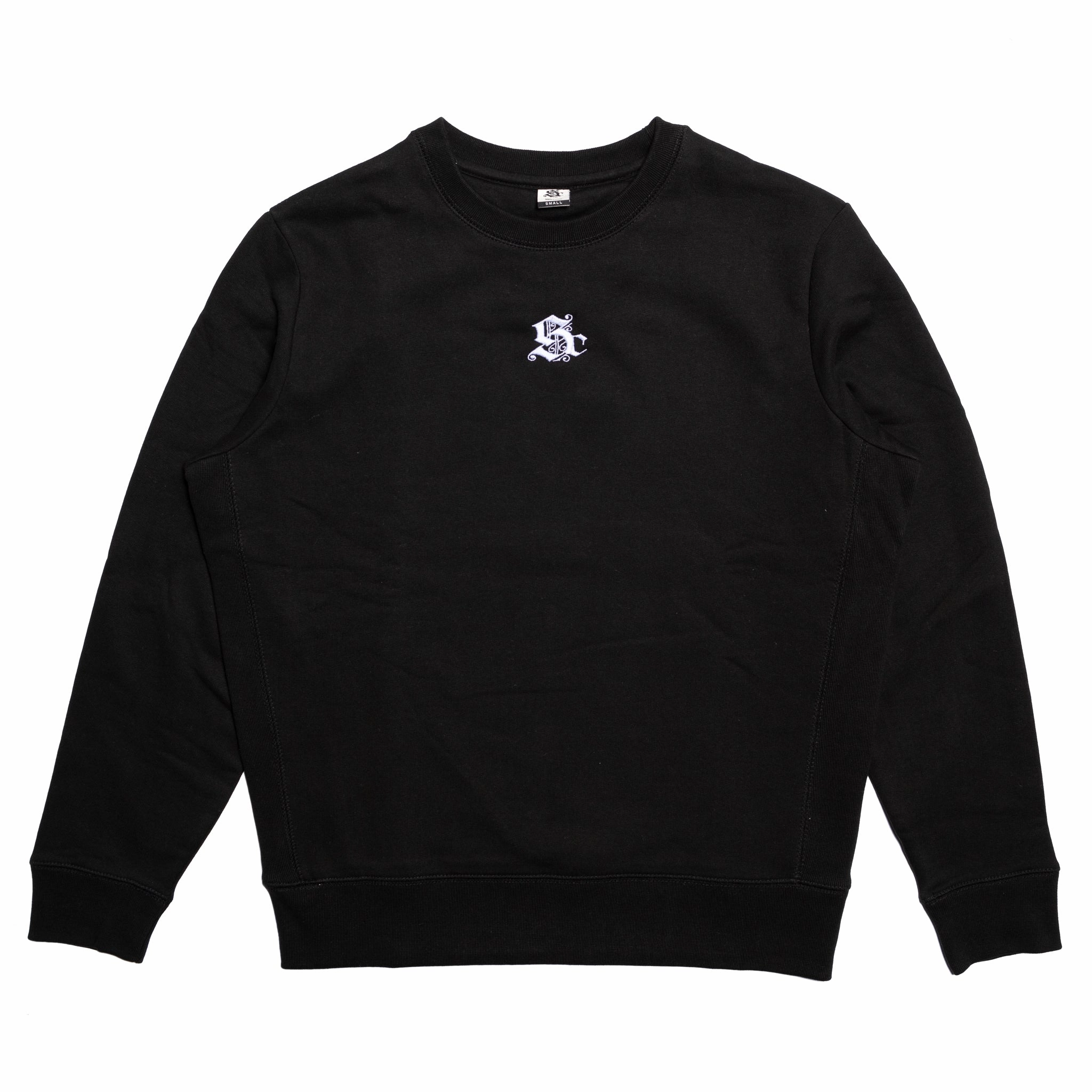 Cool Weather Logo Emblem Sole Classics Essential Crewneck 'Black'