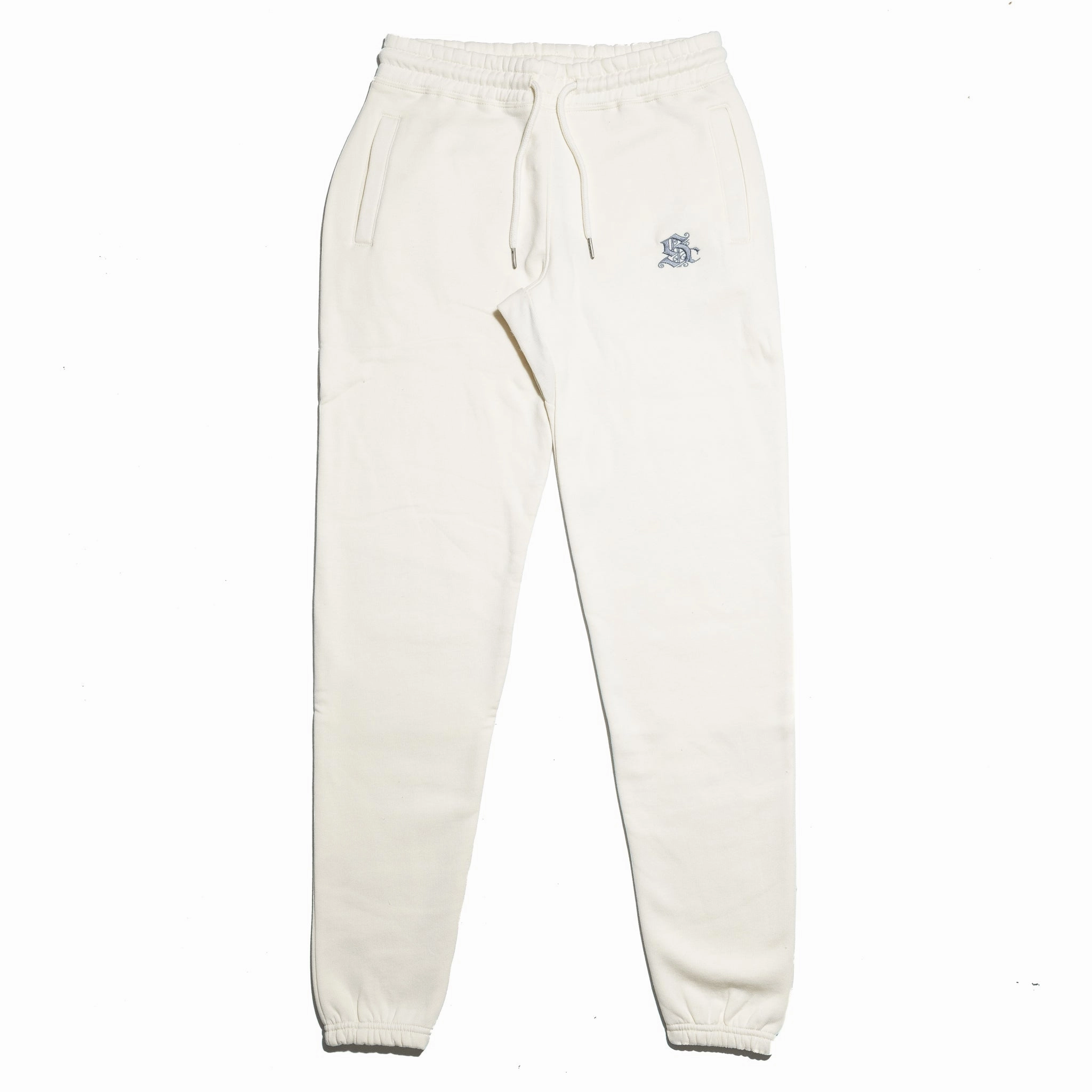 Sole Classics Essential Sc Logo Sweatpants 'Natural' Reinforced Stitching
