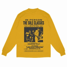 Sole Classics LIVE! In Concert Longsleeve T-Shirt 'Gold' Wrinkle-Free Versatile Comfort Style