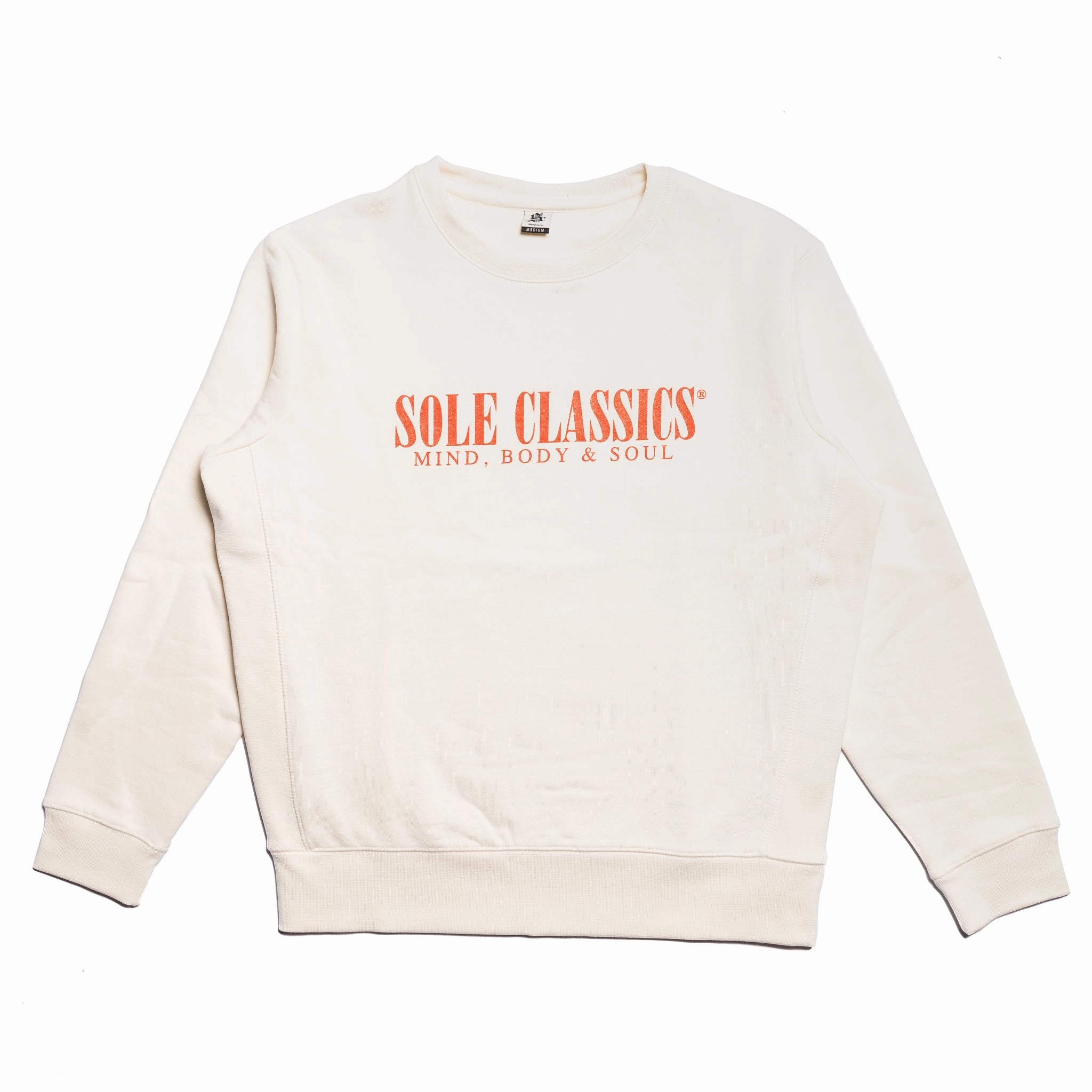 Sole Classics Mind Body & Soul Crewneck in Natural product gemstone luxury