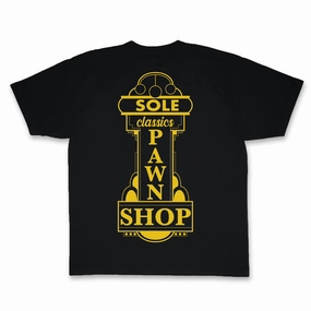 Sole Classics Pawn Shop T-Shirt 'Black' Seasonal Must-Have Cozy Vibe