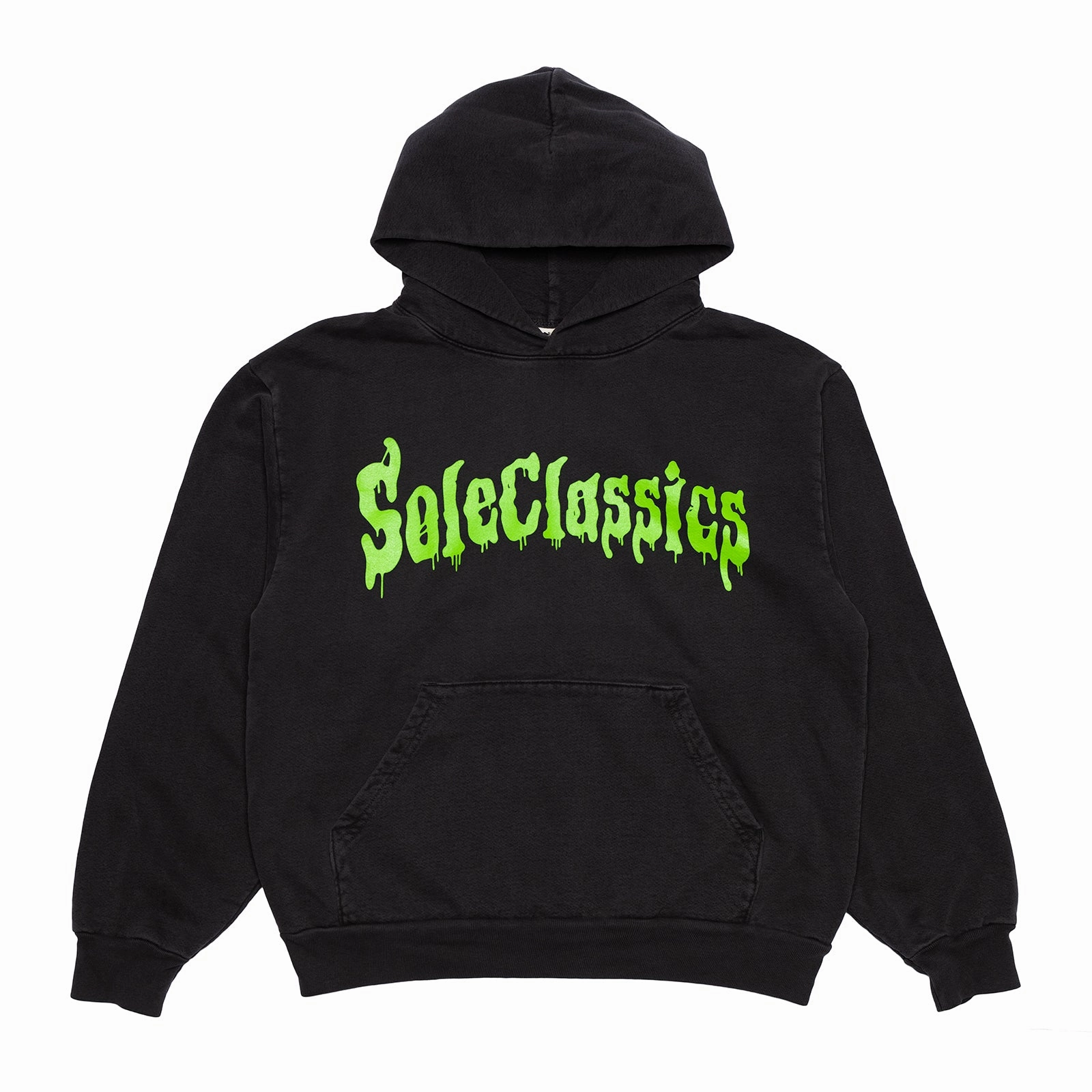Sole Classics Slime Logo Hoodie 'Black' Comfort Focused Design