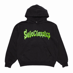 Minimal Fit support role Sole Classics Slime Logo Hoodie 'Black'
