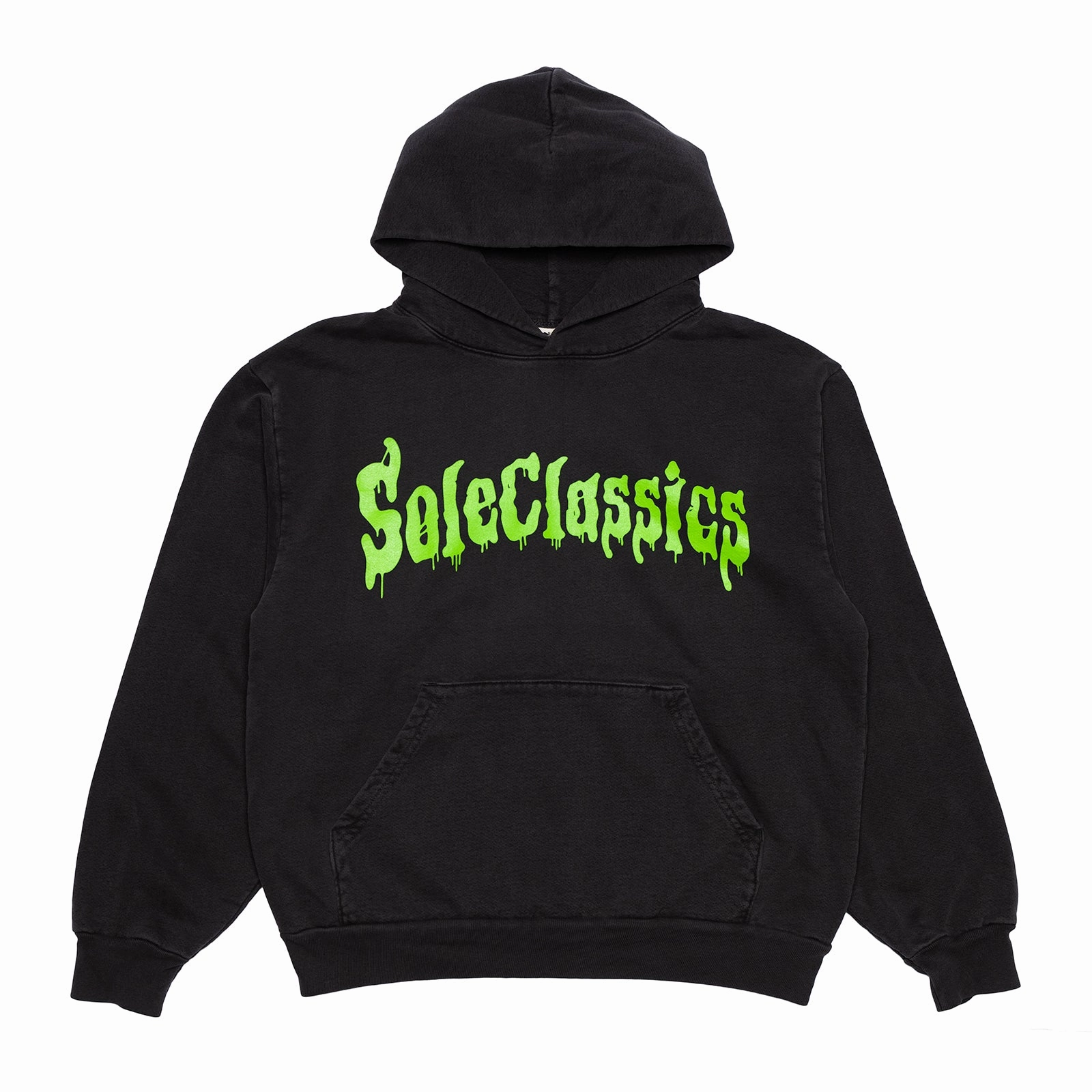 Minimal Fit support role Sole Classics Slime Logo Hoodie 'Black'