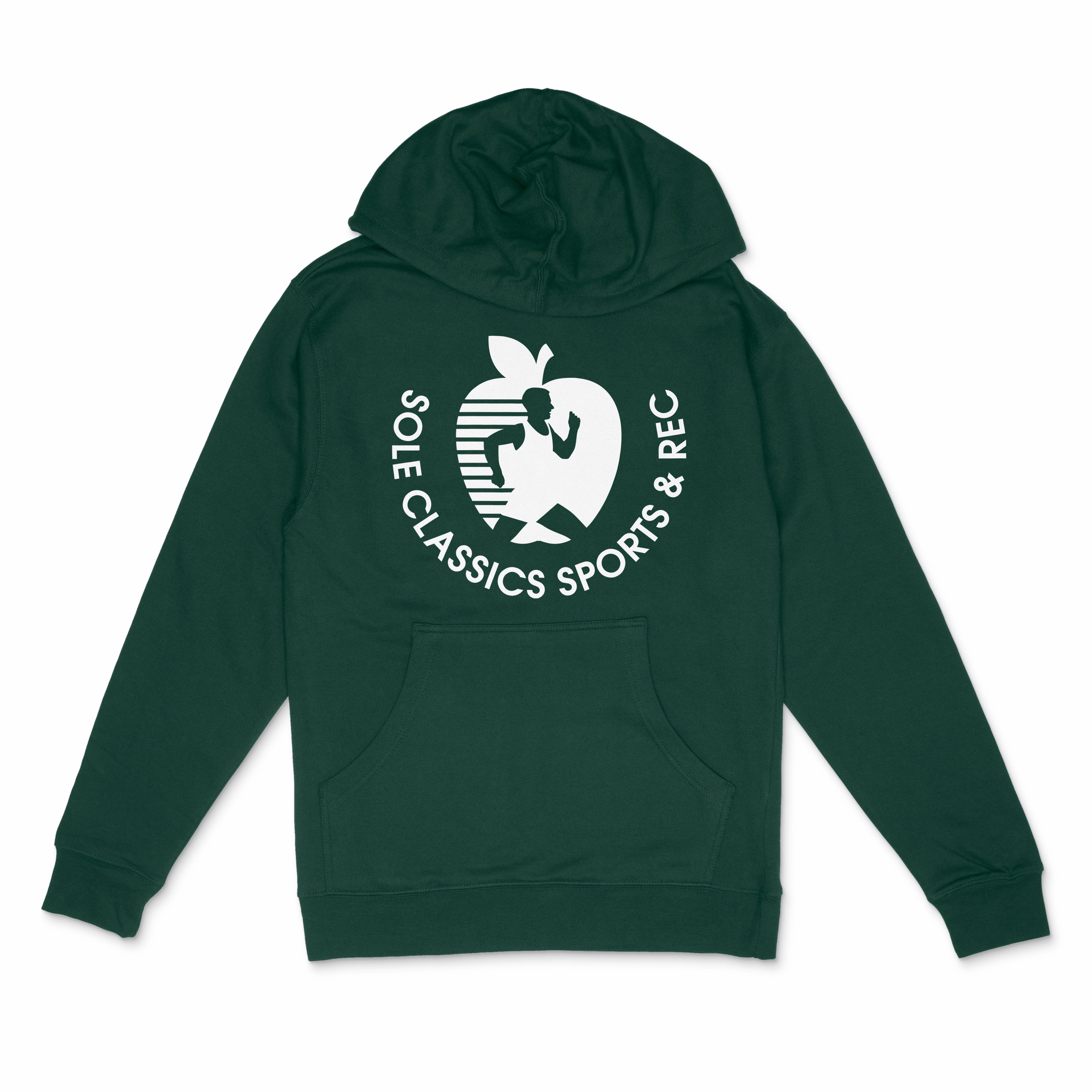 Sole Classics Sports & Rec Hoodie 'Forest Green' Lightweight high - density storage
