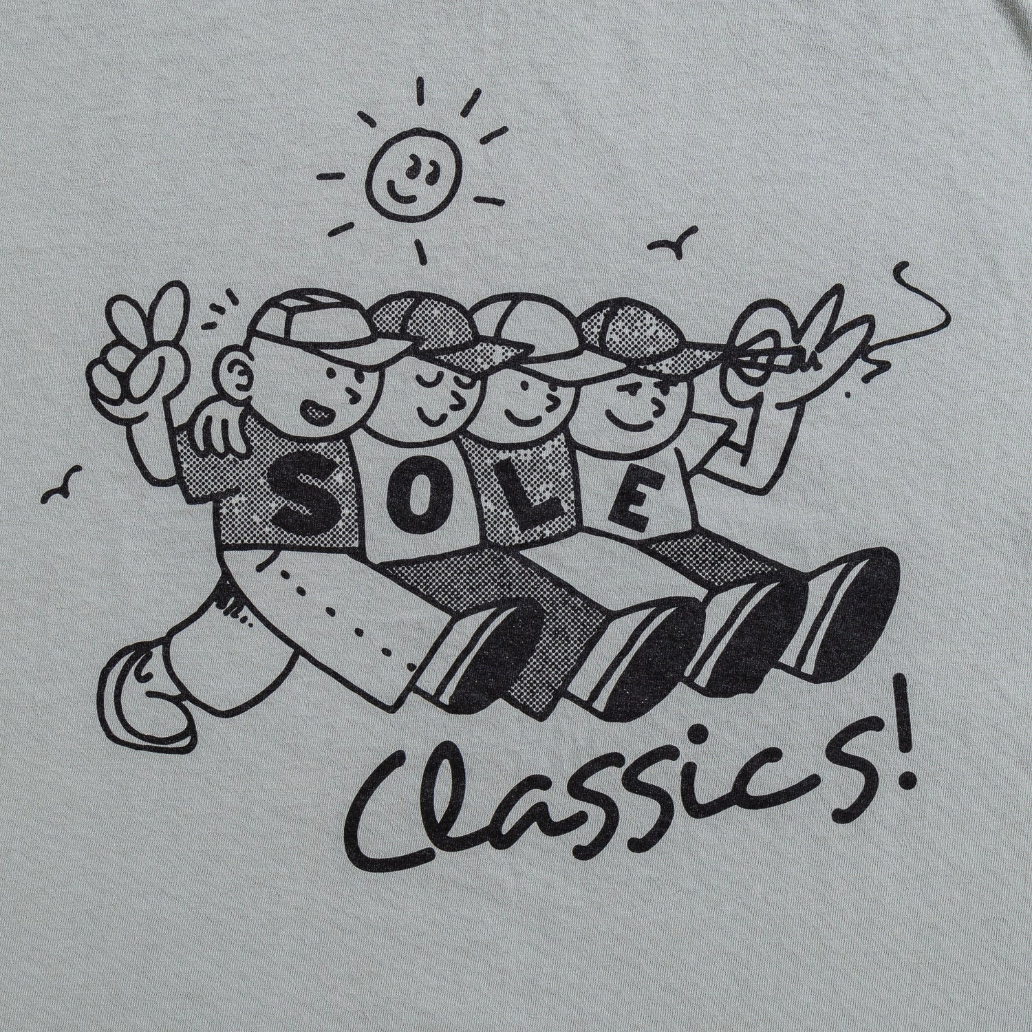 Chafe Free Armhole Chic Vibes Sole Classics Sunshine Friends Tee 'Sage'