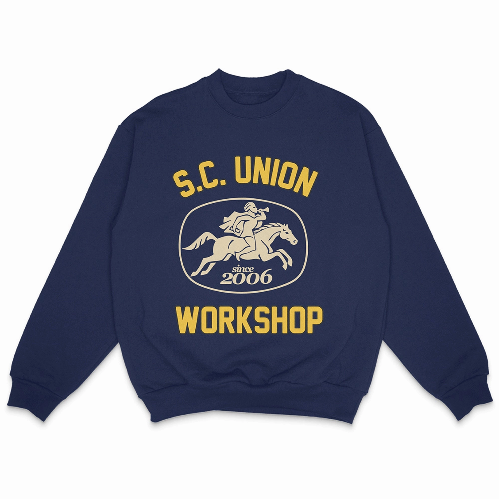 Sole Classics Union Workshop Crewneck 'Navy' solo wear product hiking suitability